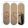 Wallity Cuadro Decorativo de MDF Multicolor (3 Piezas)